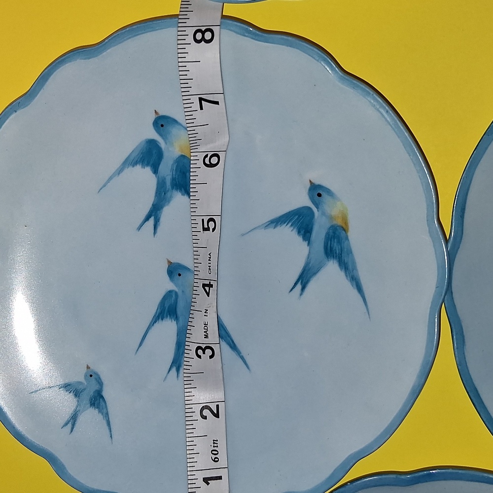Vintage 40s AandR Porcelain 4 Plates - Picture 4 of 4